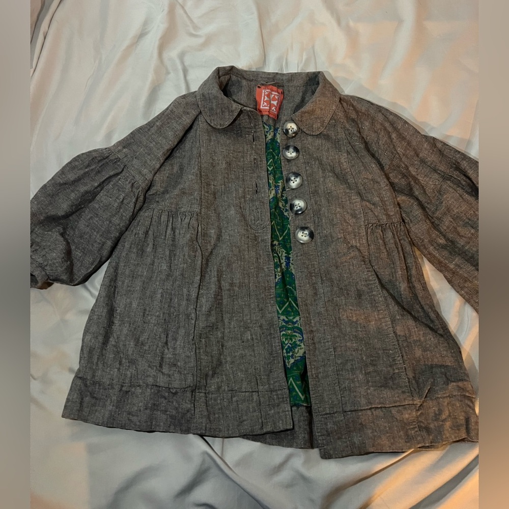 Free People Gray Women's Jacket